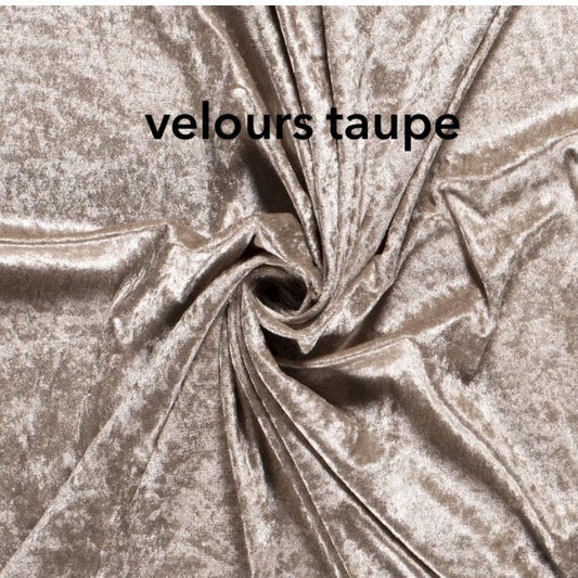 X Stof 2 (Velours Taupe)